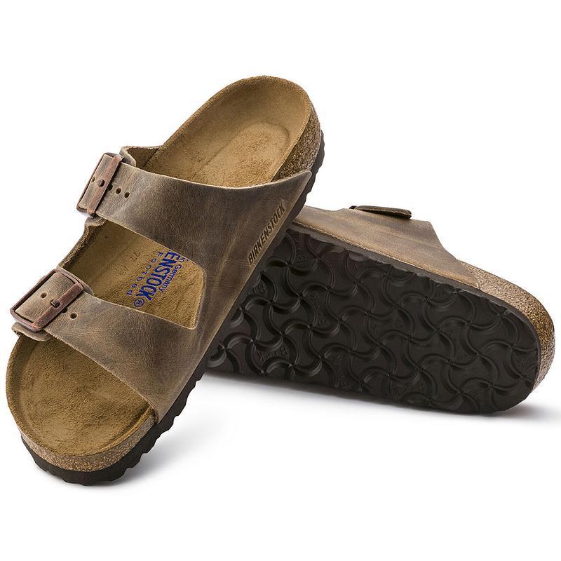 Arizona Birkenstock Soft Footbed Oiled Kozene Damske Hnede | SK 24GSO